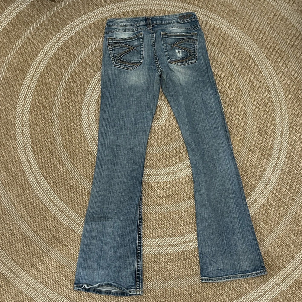 Women's silver Jeans